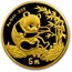 1994 China 1/20 oz Gold Panda Large Date BU (Sealed)