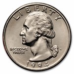 1994-D Washington Quarter 40-Coin Roll BU