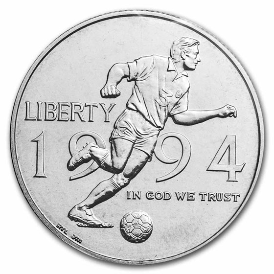 1994-D World Cup 1/2 Dollar Clad Commem BU (w/Box & COA)