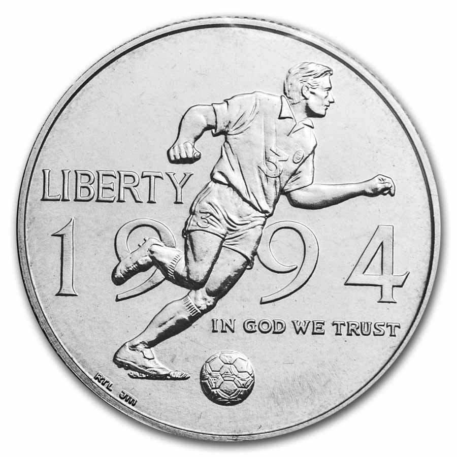 1994-D World Cup 1/2 Dollar Clad Commem BU (w/Box & COA)
