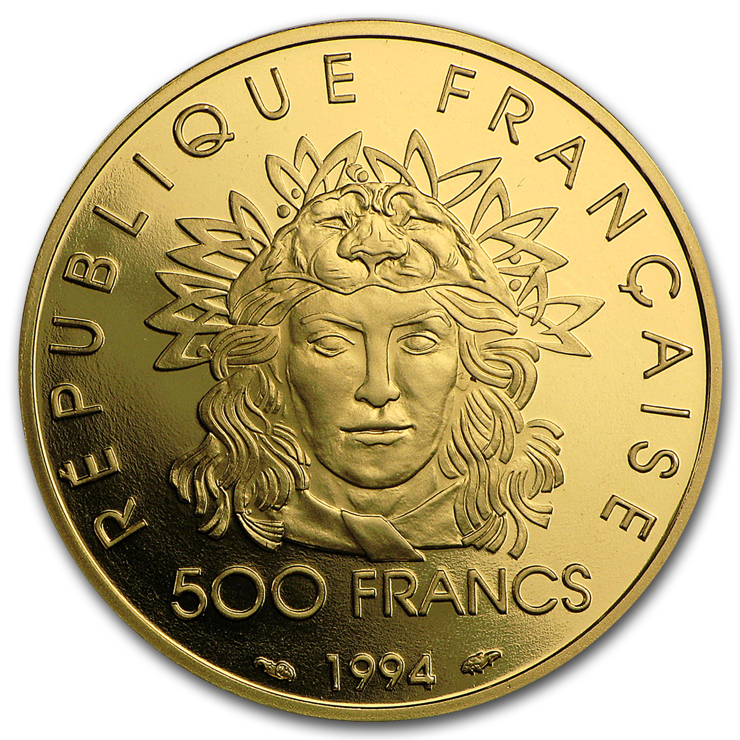 Buy 1994 France Proof Gold 500 Francs Olympics | APMEX