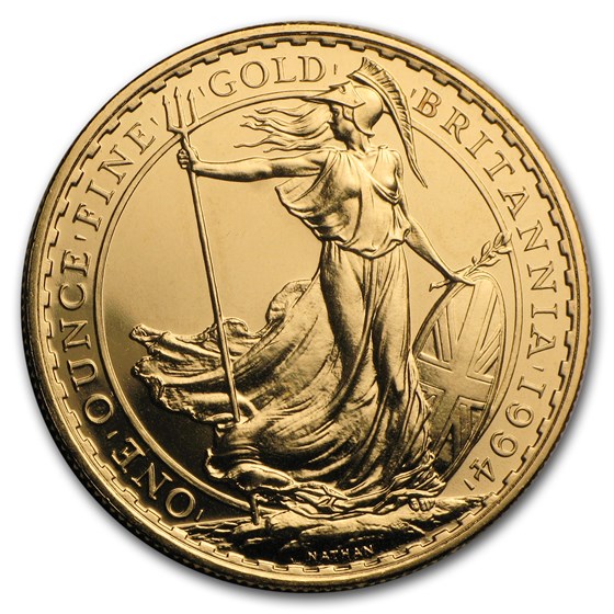 1994 Great Britain 1 oz Gold Britannia BU 1994 Great Britain 1 oz Gold Britannia BU