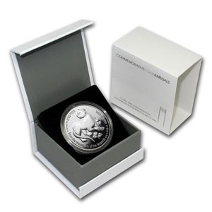 1994 Israel Silver 2 NIS Leopard and Palm Tree Proof (w/Box) 1994 Israel Silver 2 NIS Leopard and Palm Tree Proof (w/Box)