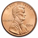 1994 Lincoln Cent BU (Red)
