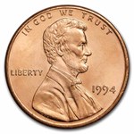 1994 Lincoln Cent BU (Red)