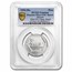 1994 Mexico 1/4 oz Silver 1 Peso Chaac-Mool PCGS (Planchet Flaw)