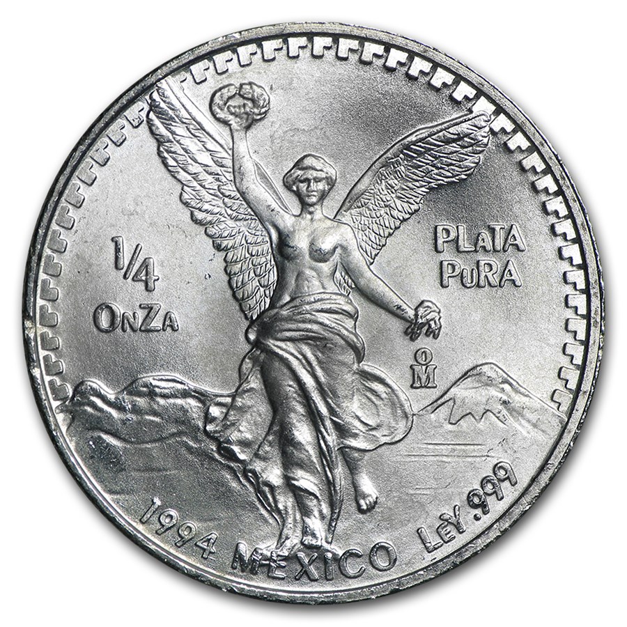 1994 Mexico 1/4 oz Silver Libertad BU