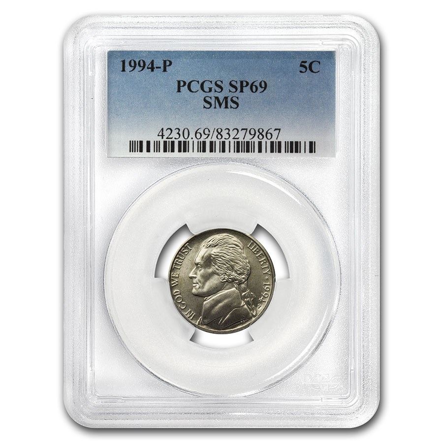 Buy 1994P Jefferson Nickel Matte Finish SP69 PCGS APMEX