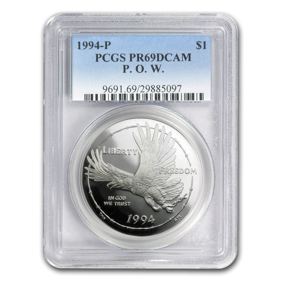 1994-P Prisoner of War $1 Silver Commem PR-69 PCGS