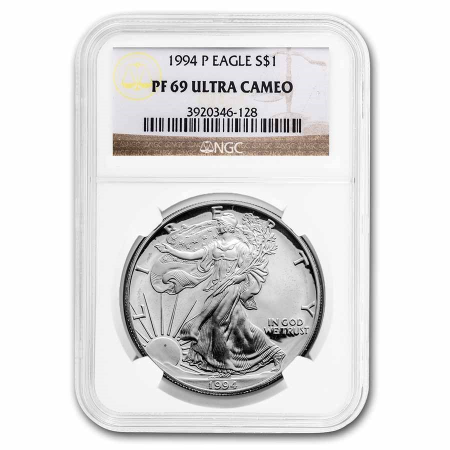 1994-P Proof American Silver Eagle PF-69 NGC