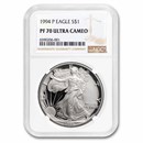 1994-P Proof American Silver Eagle PF-70 NGC