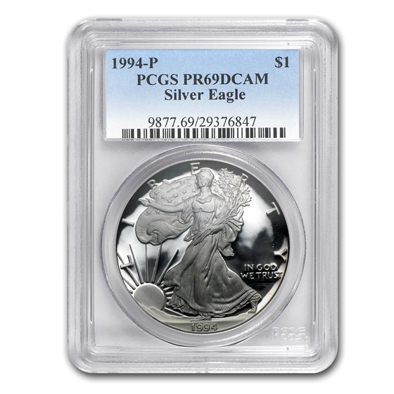 1994-P Proof American Silver Eagle PR-69 PCGS