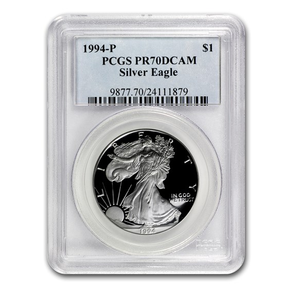 1994-P Proof American Silver Eagle PR-70 PCGS 1994-P Proof American Silver Eagle PR-70 PCGS