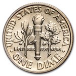 1994-P Roosevelt Dime 50-Coin Roll BU