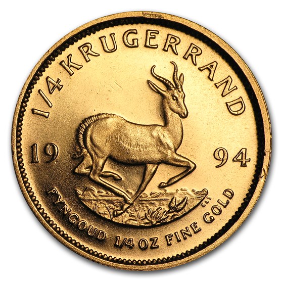 1994 South Africa 1/4 oz Gold Krugerrand 1994 South Africa 1/4 oz Gold Krugerrand