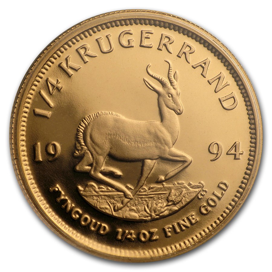 1994 South Africa 1/4 oz Proof Gold Krugerrand