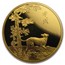 1994 Taiwan 5 oz Proof Gold Lunar Dog Medal PF-68 NGC