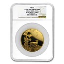 1994 Taiwan 5 oz Proof Gold Lunar Dog Medal PF-68 NGC
