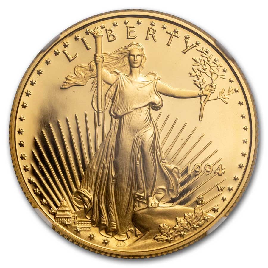 1994-W 1/2 oz Proof American Gold Eagle PF-70 NGC