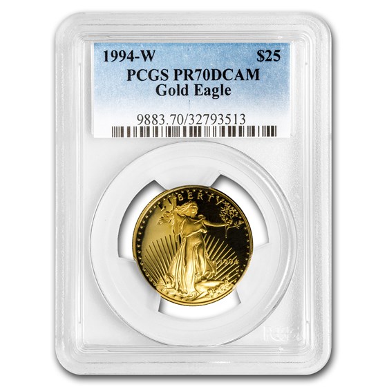 1994-W 1/2 oz Proof American Gold Eagle PR-70 PCGS 1994-W 1/2 oz Proof American Gold Eagle PR-70 PCGS