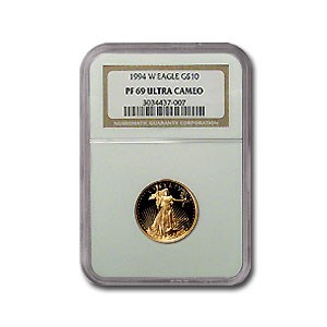 1994-W 1/4 oz Proof American Gold Eagle PF-69 NGC 1994-W 1/4 oz Proof American Gold Eagle PF-69 NGC