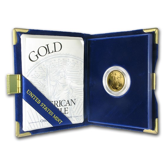 1994-W 1/4 oz Proof American Gold Eagle (w/Box & COA)