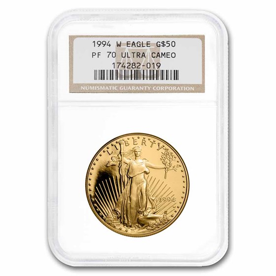 1994-W 1 oz Proof American Gold Eagle PF-70 NGC 1994-W 1 oz Proof American Gold Eagle PF-70 NGC