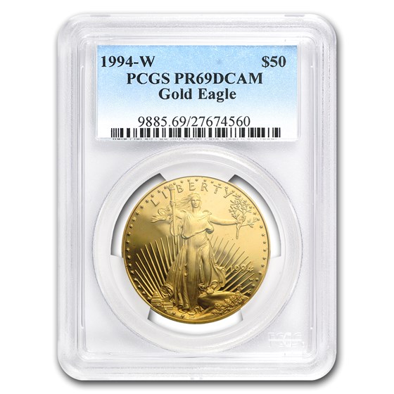 1994-W 1 oz Proof American Gold Eagle PR-69 DCAM PCGS 1994-W 1 oz Proof American Gold Eagle PR-69 DCAM PCGS