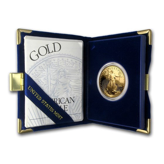 1994-W 1 oz Proof American Gold Eagle (w/Box & COA)