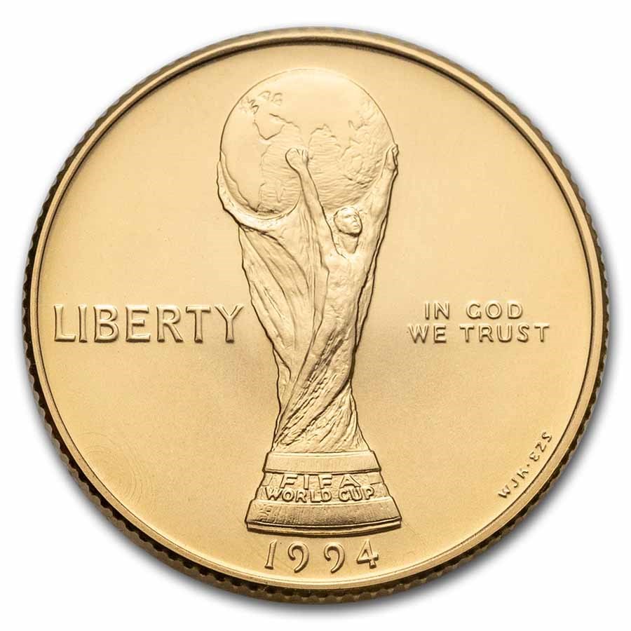 1994-W Gold $5 Commem World Cup BU (Capsule Only)