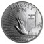 1994-W Vietnam Veterans Memorial $1 Silver Commem BU (Box & COA)