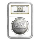 1994-W Women in Military $1 Silver Commem MS-69 NGC