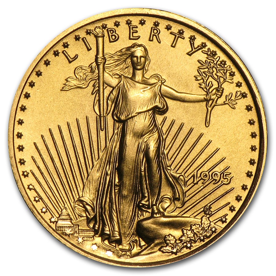 1995 1/10 oz American Gold Eagle BU