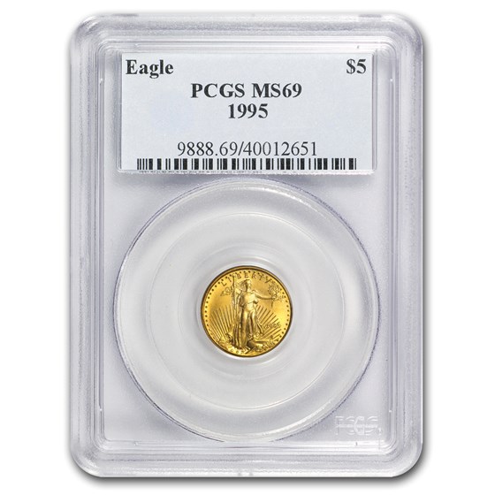 1995 1/10 oz American Gold Eagle MS-69 PCGS 1995 1/10 oz American Gold Eagle MS-69 PCGS