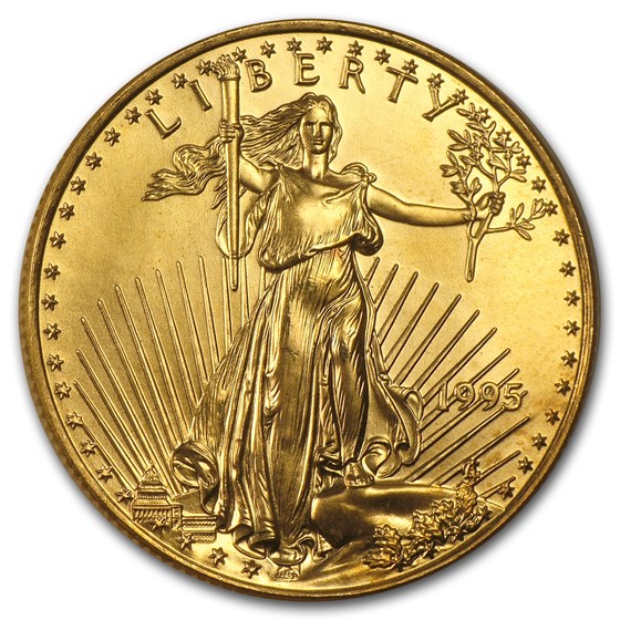 1995 1/2 oz American Gold Eagle BU