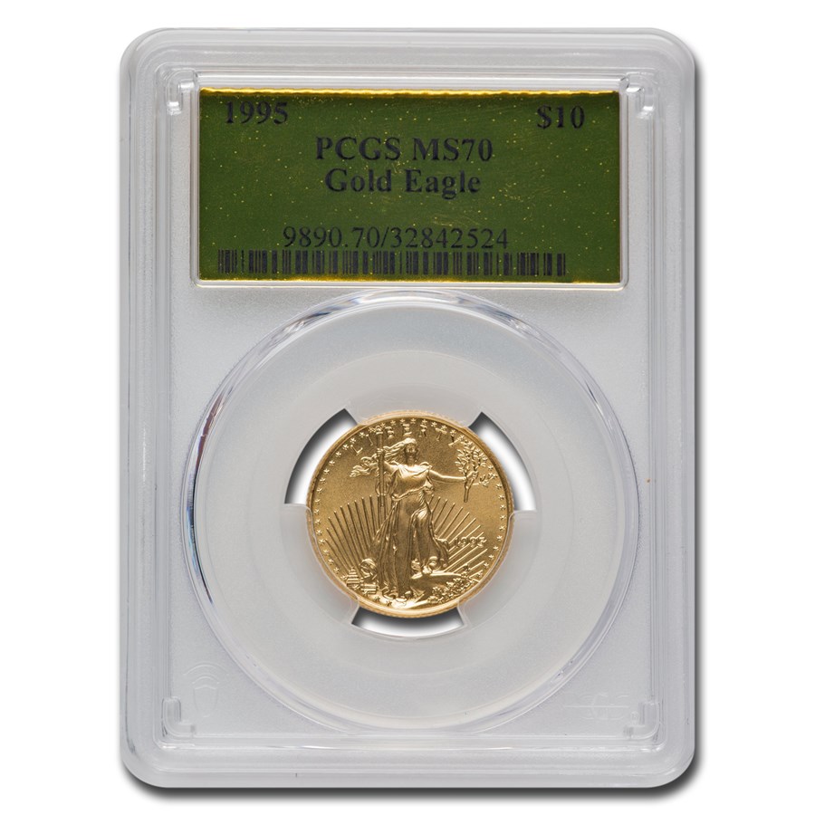 1995 1/4 oz American Gold Eagle MS-70 PCGS (Gold Label)