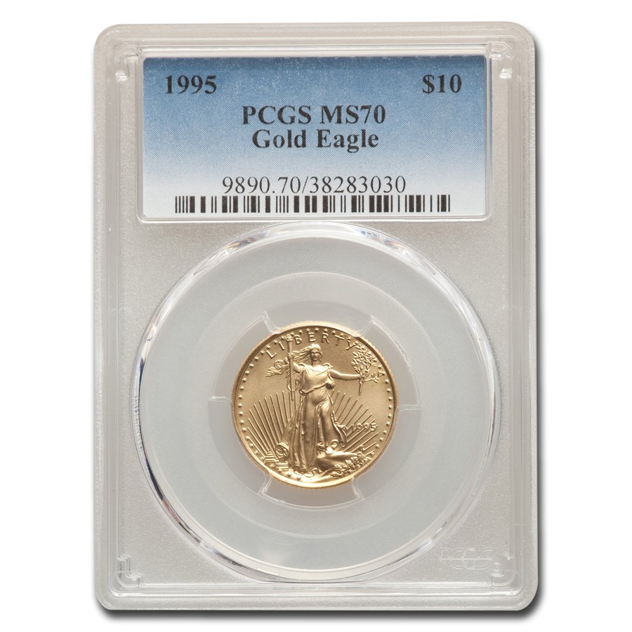 1995 1/4 oz American Gold Eagle MS-70 PCGS