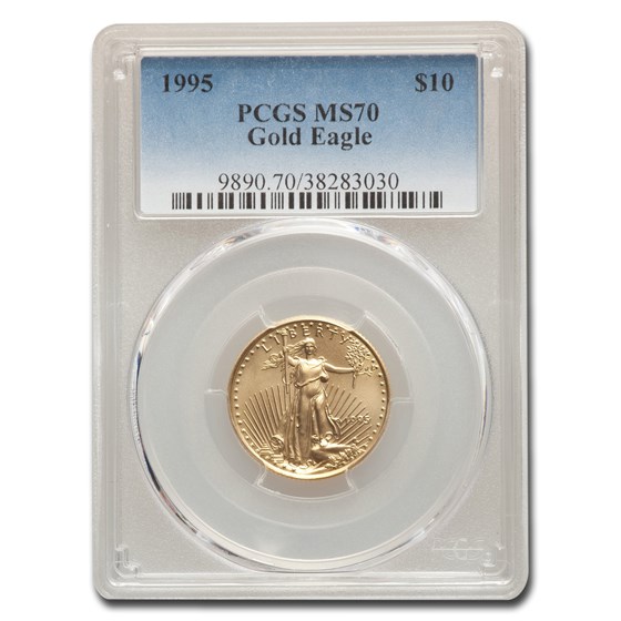 1995 1/4 oz Gold American Eagle MS-70 PCGS 1995 1/4 oz Gold American Eagle MS-70 PCGS