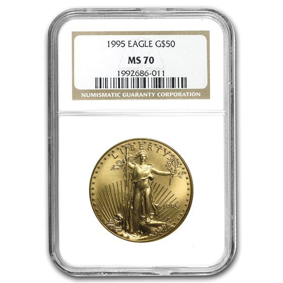 1995 1 oz American Gold Eagle MS-70 NGC