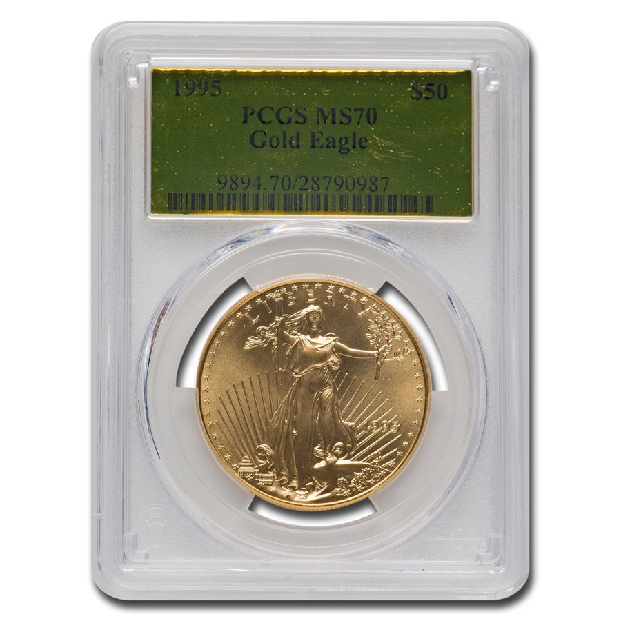 1995 1 oz American Gold Eagle MS-70 PCGS (Gold Label)