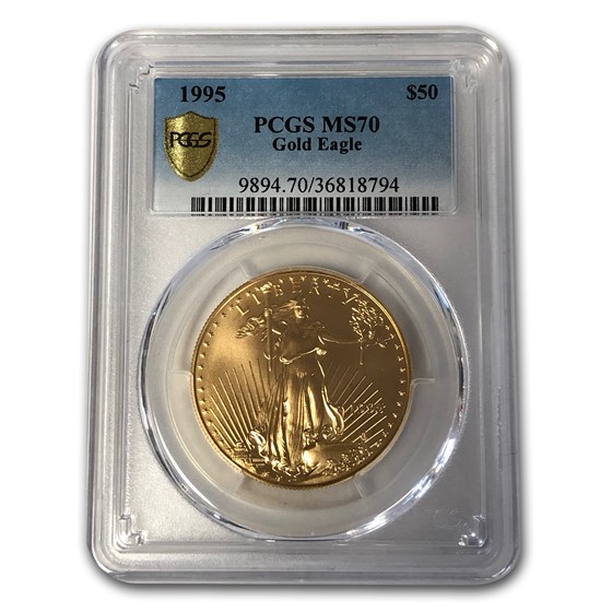 1995 1 oz American Gold Eagle MS-70 PCGS 1995 1 oz American Gold Eagle MS-70 PCGS