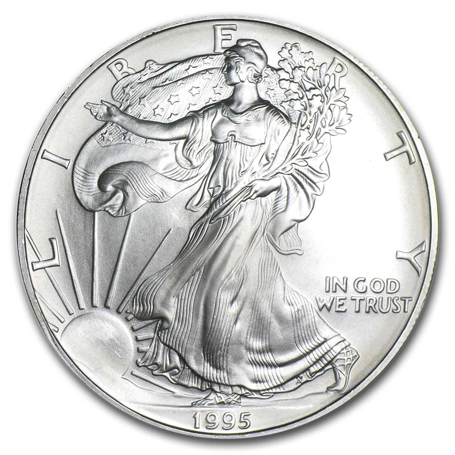 1995 1 oz American Silver Eagle BU