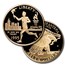 1995 4-Coin Commem Olympic Proof Set (BGBT, w/Box & COA)