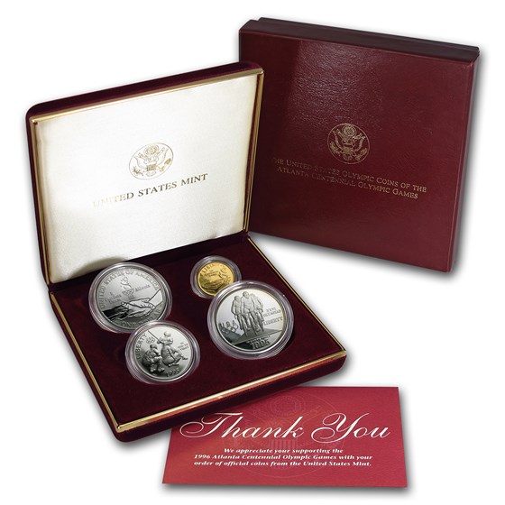 1995 4-Coin Commem Olympic Proof Set (SWTF) 1995 4-Coin Commem Olympic Proof Set (SWTF)
