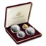 1995 4-Coin Commem Olympic Proof Set (w/Box & COA)