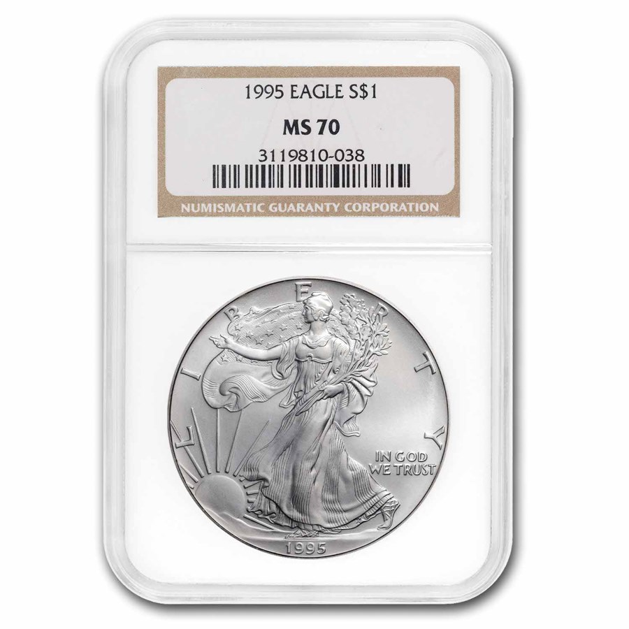Buy 1995 American Silver Eagle MS-70 NGC | APMEX