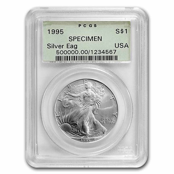 1995 American Silver Eagle SPECIMEN PCGS 1995 American Silver Eagle SPECIMEN PCGS