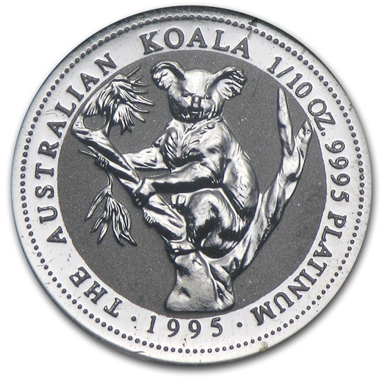 1995 Australia 1/10 oz Platinum Koala BU 1995 Australia 1/10 oz Platinum Koala BU