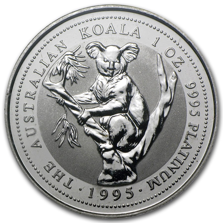 1995 Australia 1 oz Platinum Koala BU