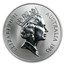 1995 Australia 1 oz Silver Kangaroo (Light Abrasions)